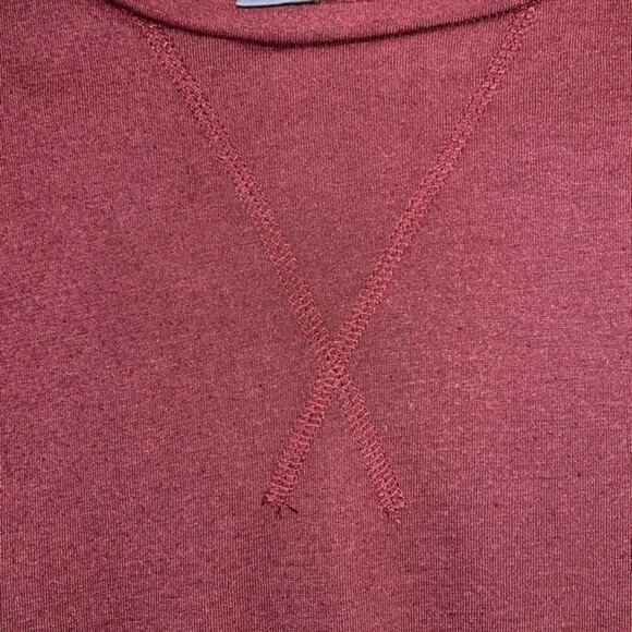 Old Navy Long Sleeve Shirt Maroon Burgundy Casual Scoop Neck Womens Size XS - Picture 4 of 4